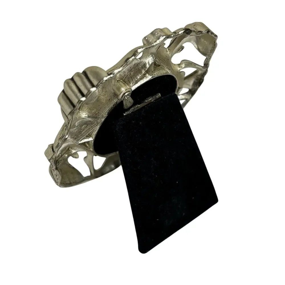 Vintage silver tone